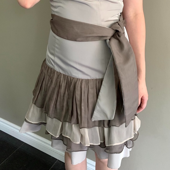 ZARA - Ruffle fit & flare dress - Picture 5 of 9